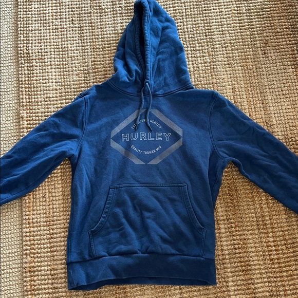 Hurley Navy Blue Pullover Hoodie - Picture 1 of 4